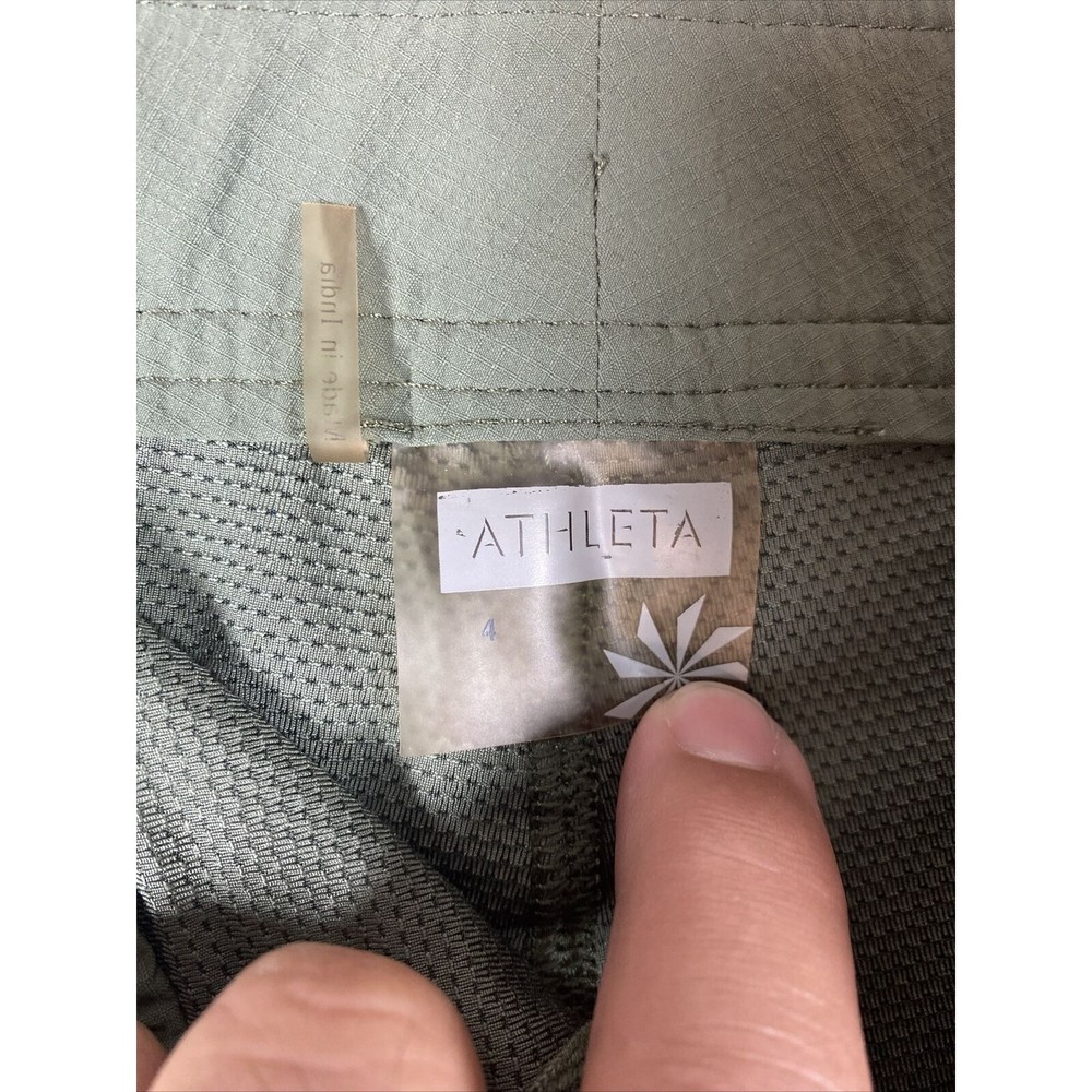 Athleta Womens Green Sport Pockets Tennis Golf Activewear Skorts Skirt 4 - Picture 5 of 9